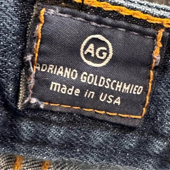 Adriano Goldschmied AG Protege Jeans Men 42 x 34 Straight Leg Stretch Denim Blue - Picture 7 of 12